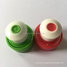 28mm plastic push pull sports water bottle caps with dust cover